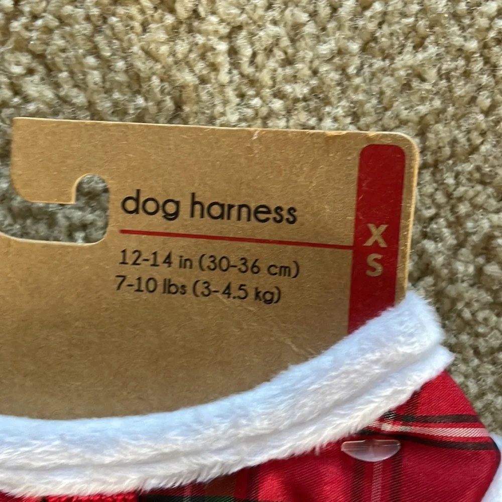Dog holiday harness extra small